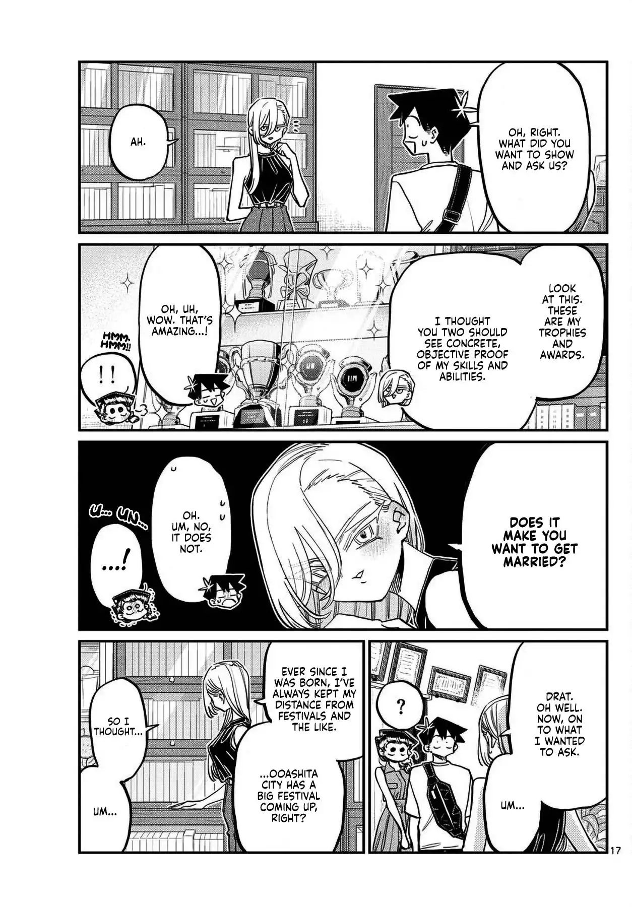 Komi-san wa Komyushou Desu Chapter 400 17